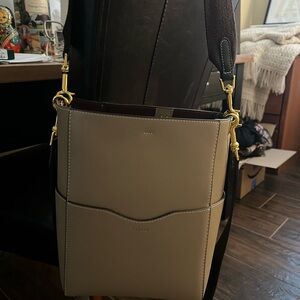 A.P.C. Gray Crossbody Bag